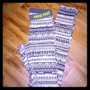 Nike pro spandex leggings